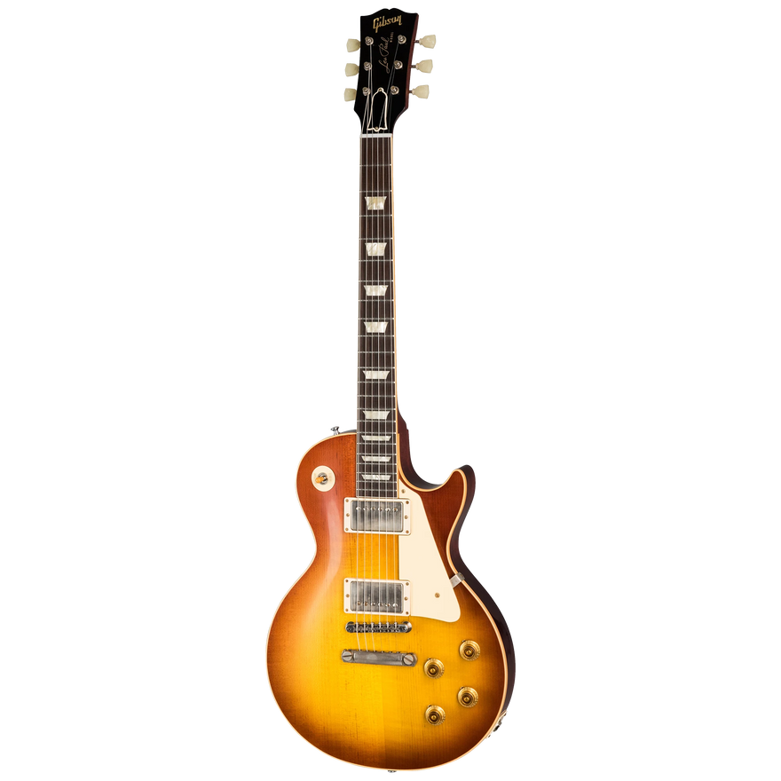 Gibson Custom 1958 Les Paul Standard Reissue, VOS, Iced Tea Burst Electric Guitar Gibson Custom