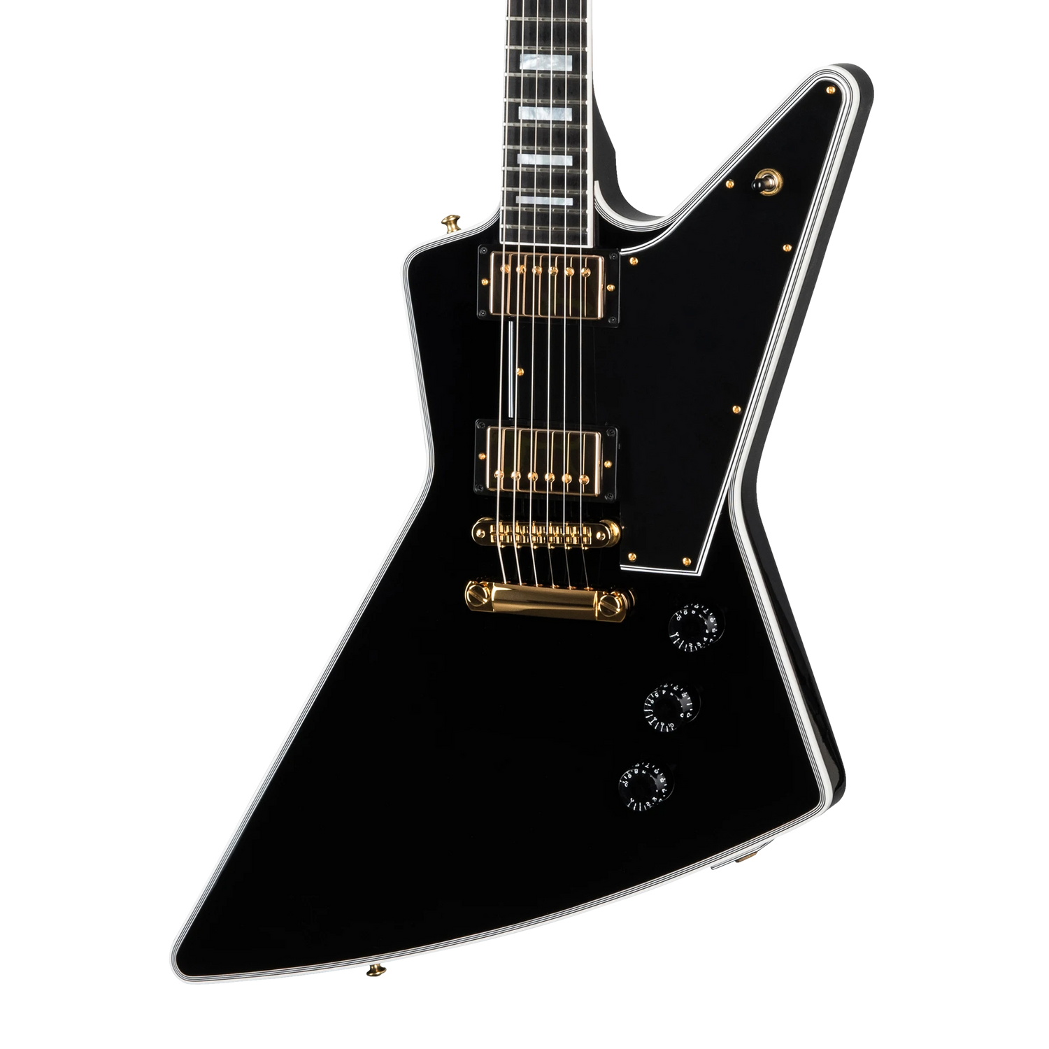 Gibson Custom Explorer Custom, Ebony, Gloss Electric Guitar Gibson Custom