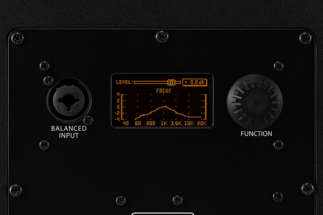 The Focus Mode emphasizes the midrange, allowing you to hear details in this critical band clearly