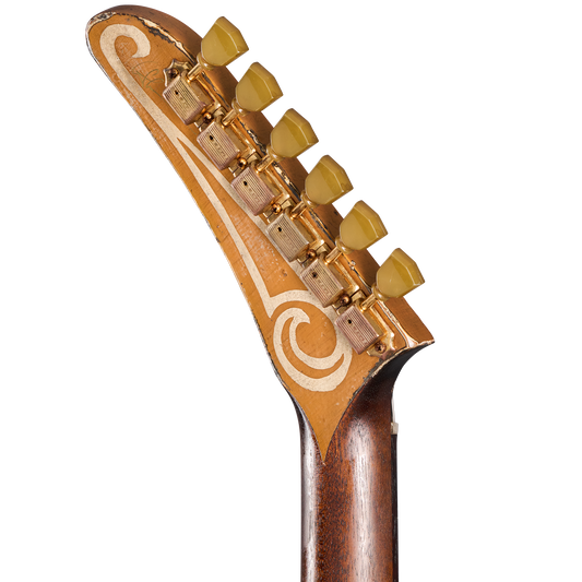 Gibson Custom Leo Scala Theodore Retroliner – Gold Adagio, Gold Adagio Electric Guitar Gibson Custom