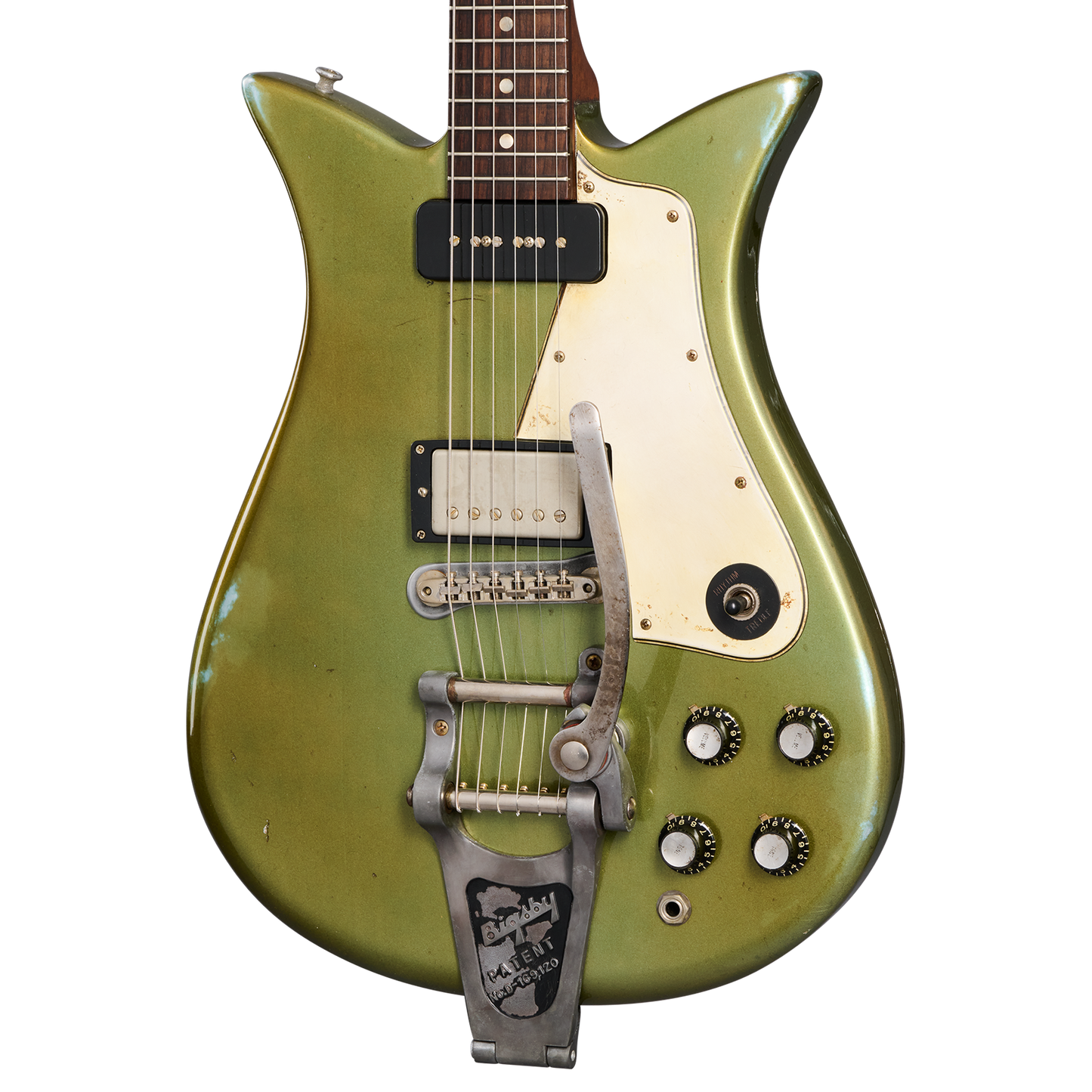 Gibson Custom Leo Scala Theodore Retroliner – Gold Mist Absinthe, Gold-Mist-Absinthe Electric Guitar Gibson Custom