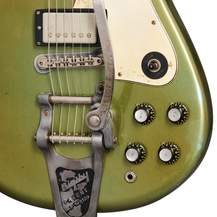 Gibson Custom Leo Scala Theodore Retroliner – Gold Mist Absinthe, Gold-Mist-Absinthe Electric Guitar Gibson Custom