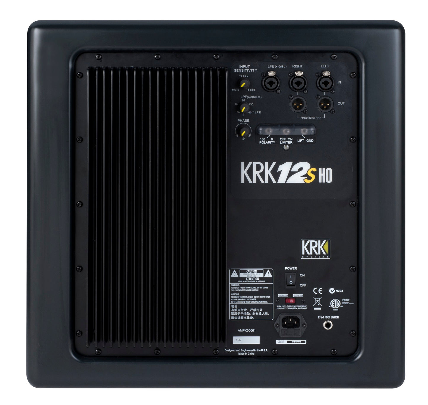 KRK 12sHO, EU Subwoofer KRK