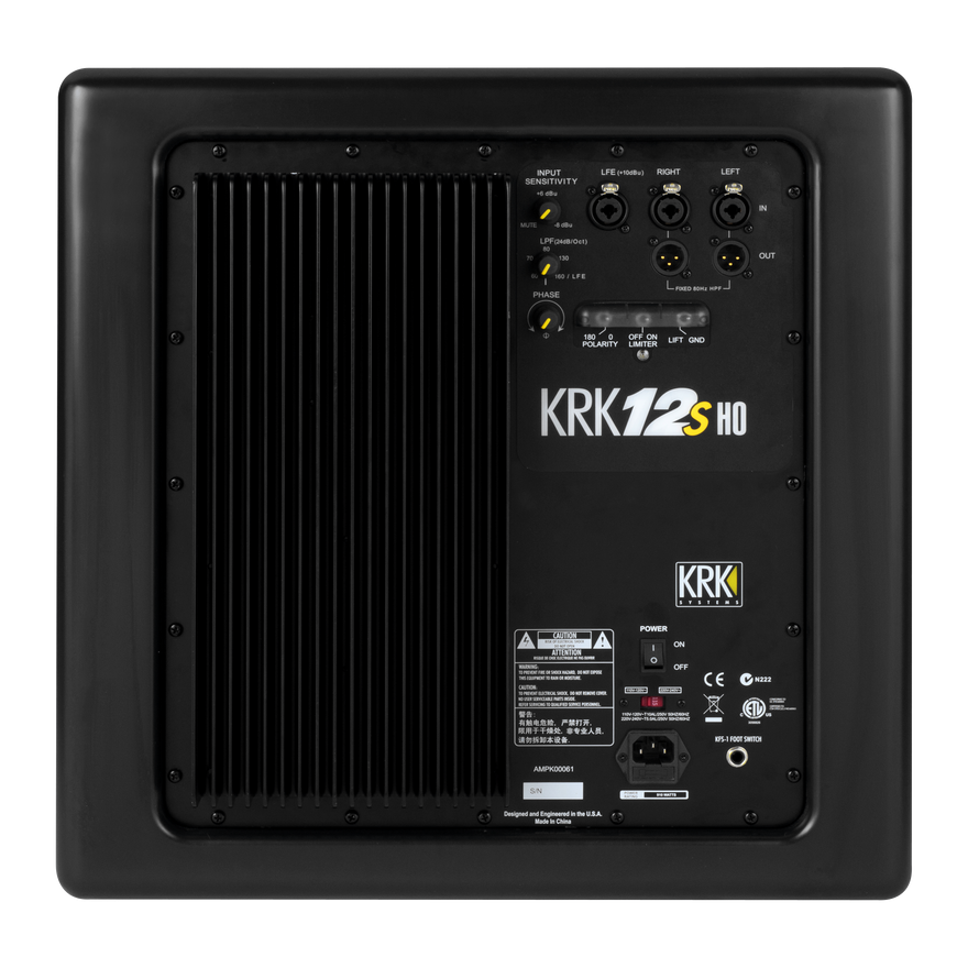 KRK 12sHO, UK Subwoofer KRK