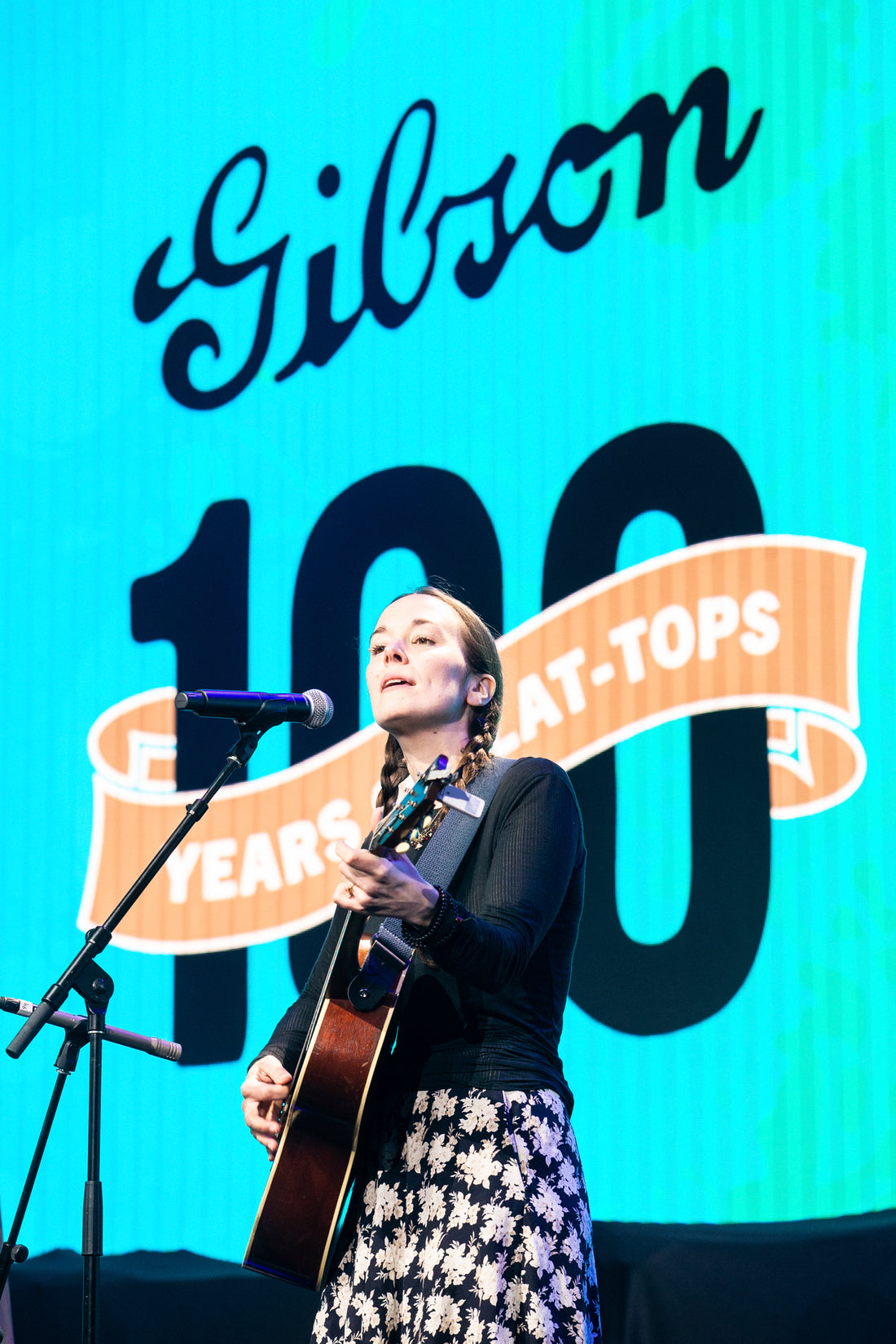 2026 She Rocks Awards Honoree Margaret Glaspy performing with Gibson at NAMM 2026
