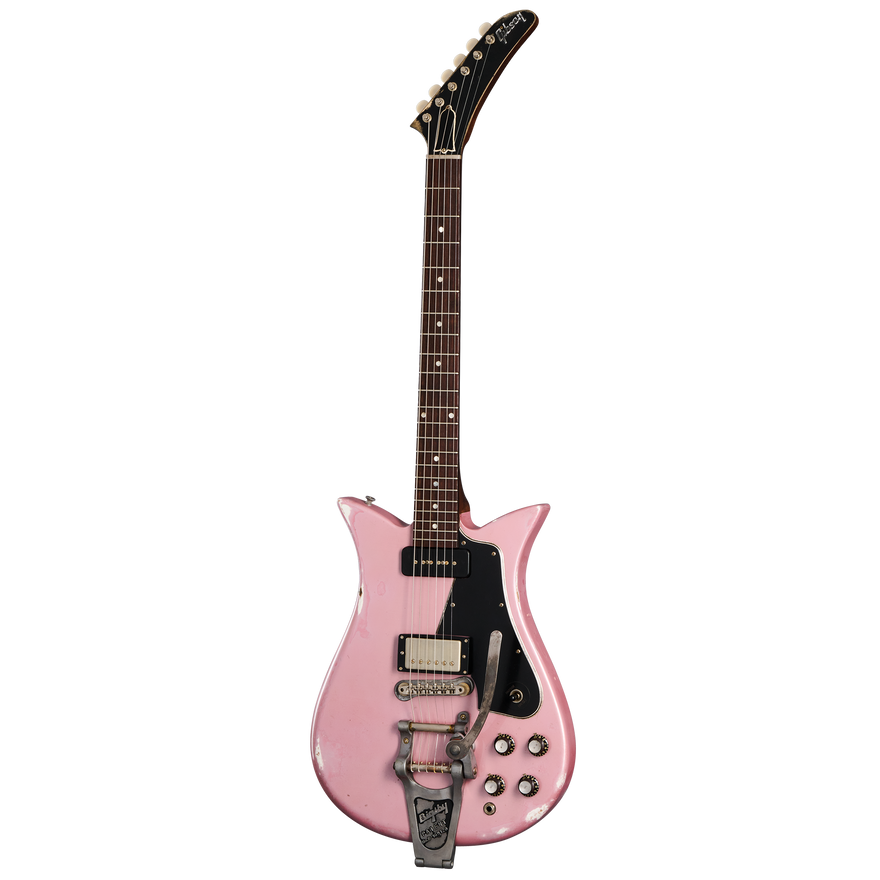 Gibson Custom Leo Scala Theodore Retroliner – Pink Martini, Pink Martini Electric Guitar Gibson Custom
