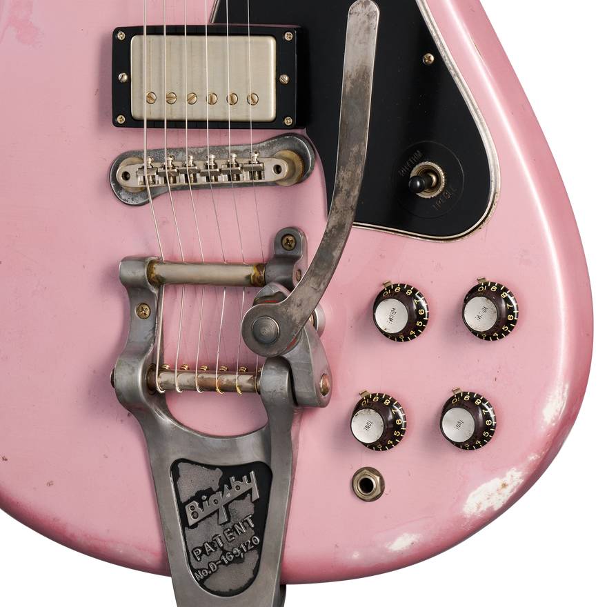 Gibson Custom Leo Scala Theodore Retroliner – Pink Martini, Pink Martini Electric Guitar Gibson Custom