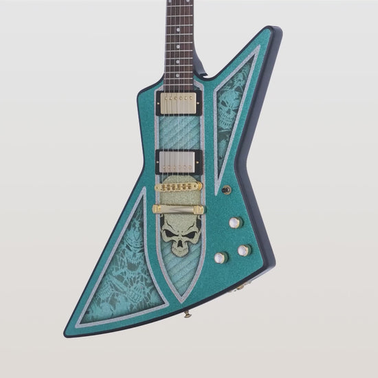 Gibson Mod™ Collection Explorer 80s, Skully Bone Face Electric Guitar Gibson Mod™ Collection