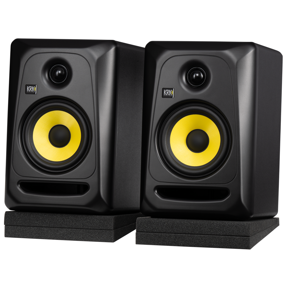 KRK Classic 5 Studio Monitor Pack UK, Black Studio Monitors KRK