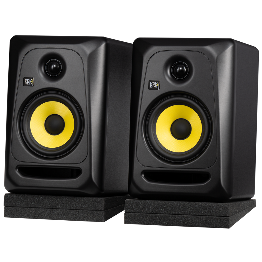 KRK Classic 5 Studio Monitor Pack UK, Black Studio Monitors KRK