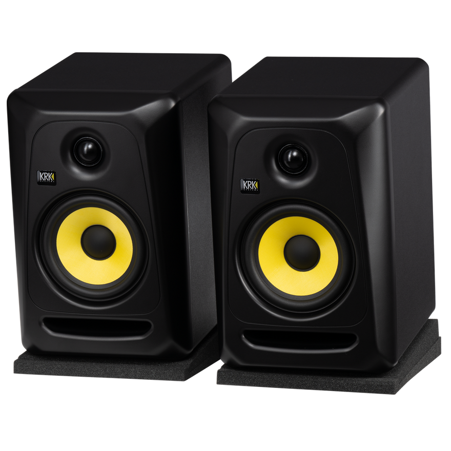 KRK Classic 5 Studio Monitor Pack UK, Black Studio Monitors KRK