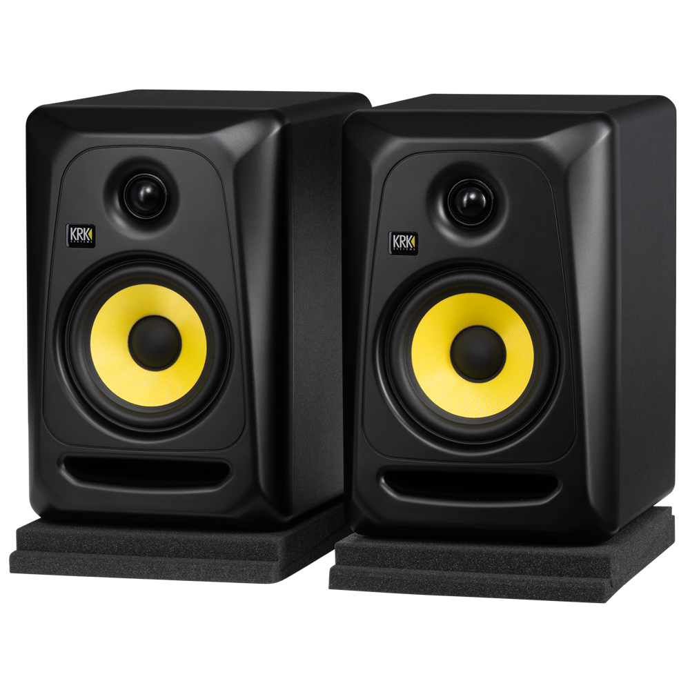 KRK Classic 5 Studio Monitor Pack UK, Black Studio Monitors KRK