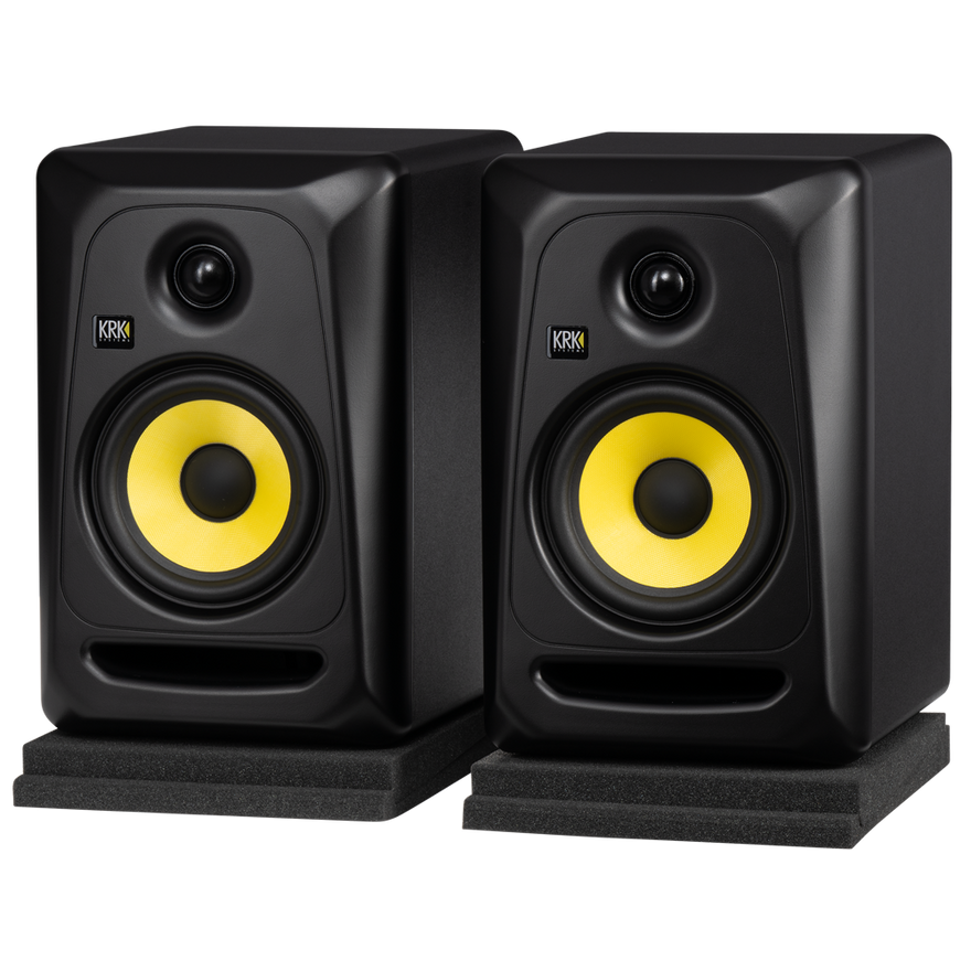 KRK Classic 5 Studio Monitor Pack UK, Black Studio Monitors KRK