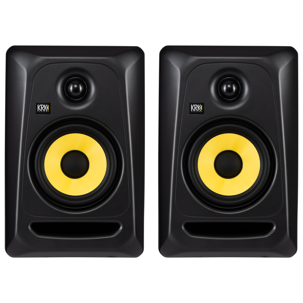 KRK Classic 5 Studio Monitor Pack UK, Black Studio Monitors KRK