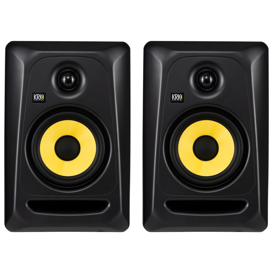 KRK Classic 5 Studio Monitor Pack UK, Black Studio Monitors KRK