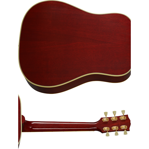 Gibson 1960 Hummingbird, Adj Saddle, Heritage Cherry Sunburst Acoustic Guitar Gibson
