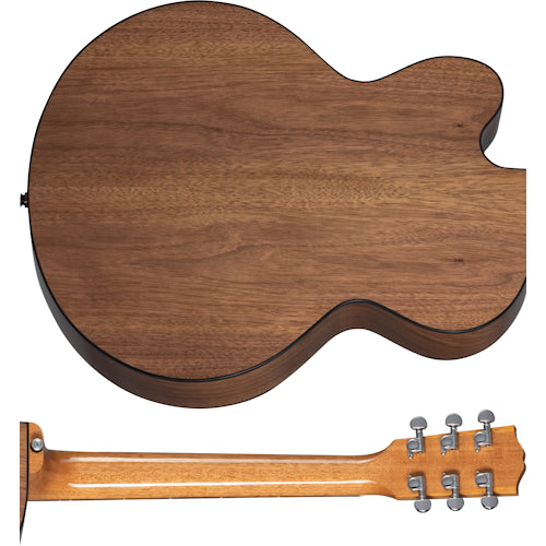 Gibson J-185 EC Modern Walnut, Left-Handed, Walnut Burst Acoustic Guitar Gibson