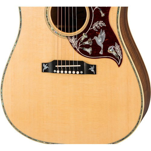 Gibson Custom Hummingbird Custom Koa, Left-Handed, Antique Natural Acoustic Guitar Gibson Custom