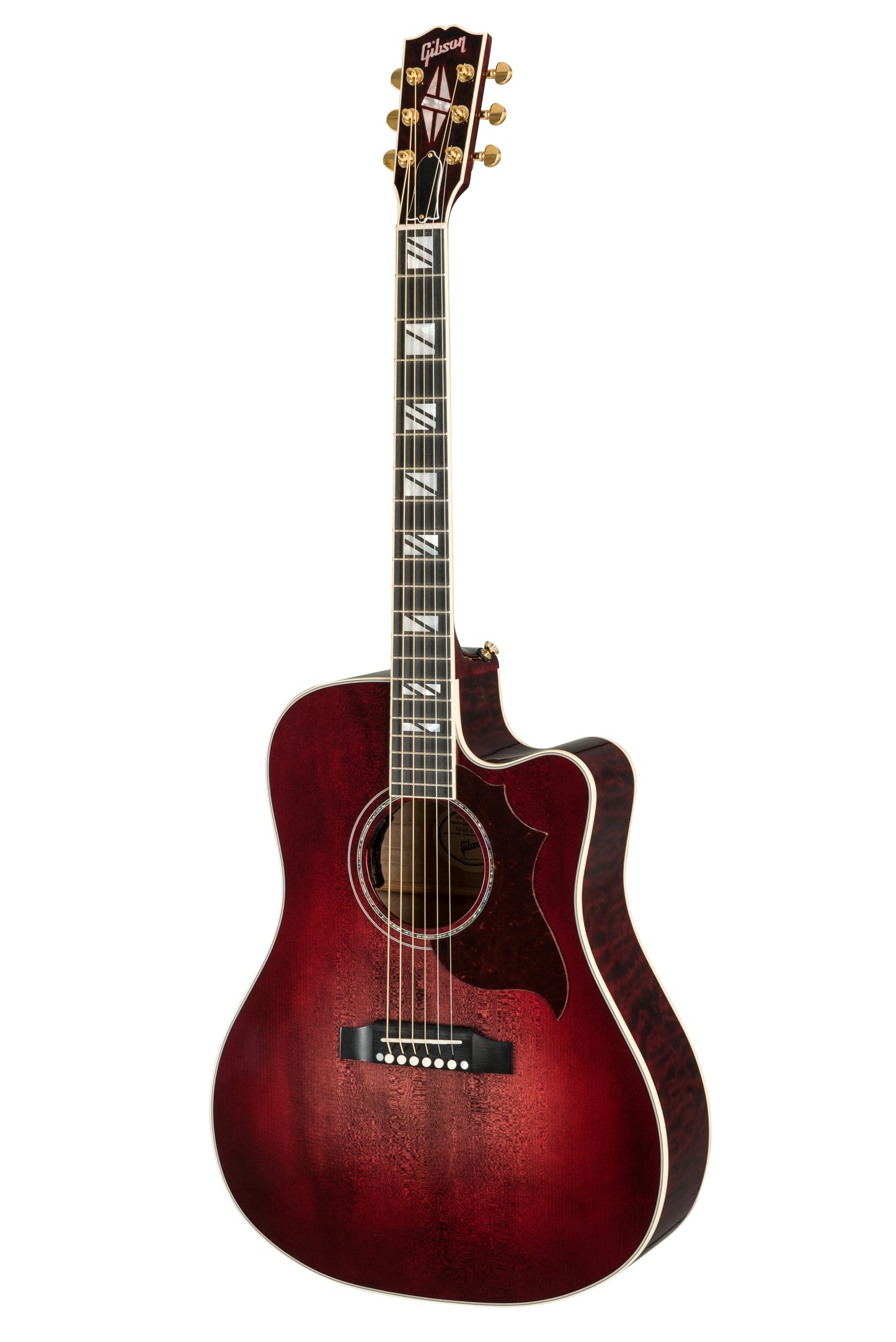 Gibson Songwriter Chroma - Quilt Maple, Black Cherry Acoustic Guitar Gibson