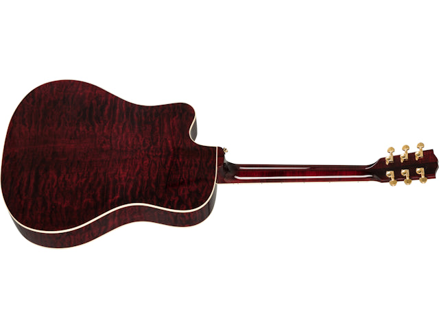 Gibson Songwriter Chroma - Quilt Maple, Black Cherry Acoustic Guitar Gibson