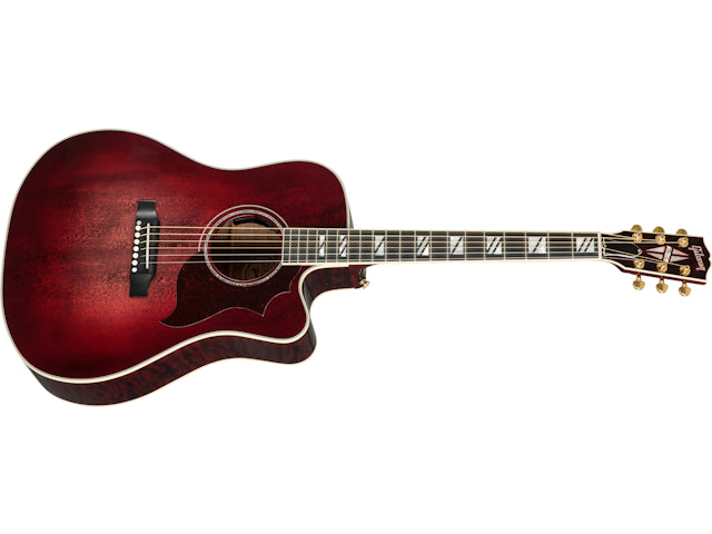 Gibson Songwriter Chroma - Quilt Maple, Black Cherry Acoustic Guitar Gibson