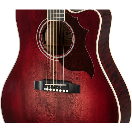 Gibson Songwriter Chroma - Quilt Maple, Black Cherry Acoustic Guitar Gibson