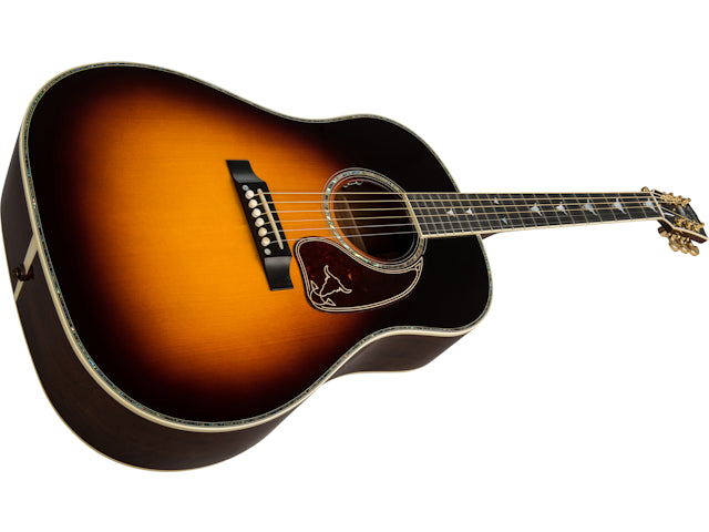 Gibson 30th Anniversary J-45 Montana Custom, Sunset Burst (Gibson Hardshell Case Included), Autumn Burst Acoustic Guitar Gibson