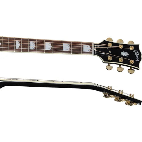 Gibson SJ-200 Standard, Ebony, Exclusive Acoustic Guitar Gibson