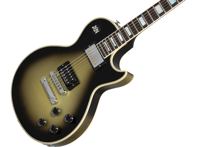 Gibson Custom Adam Jones 1979 V2 Les Paul Custom (Aged & Signed), Antique Silverburst Electric Guitar Gibson Custom