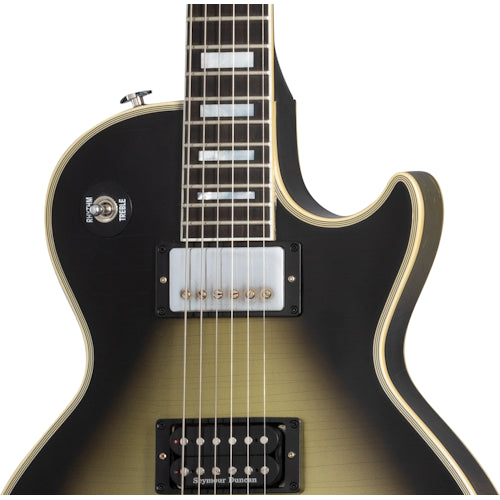 Gibson Custom Adam Jones 1979 V2 Les Paul Custom (Aged & Signed), Antique Silverburst Electric Guitar Gibson Custom