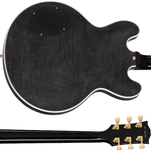 Gibson Custom B.B. King Lucille Legacy, Transparent Ebony Electric Guitar Gibson Custom