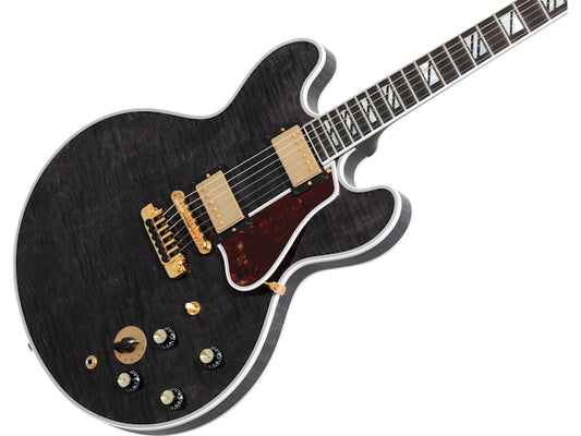 Gibson Custom B.B. King Lucille Legacy, Transparent Ebony Electric Guitar Gibson Custom