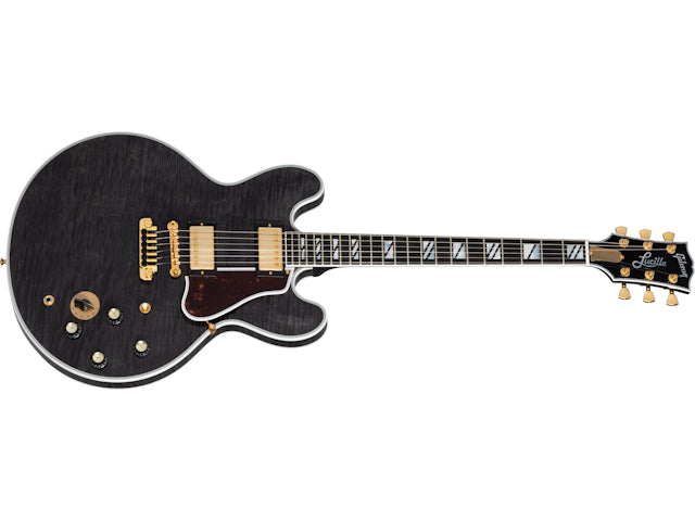 Gibson Custom B.B. King Lucille Legacy, Transparent Ebony Electric Guitar Gibson Custom