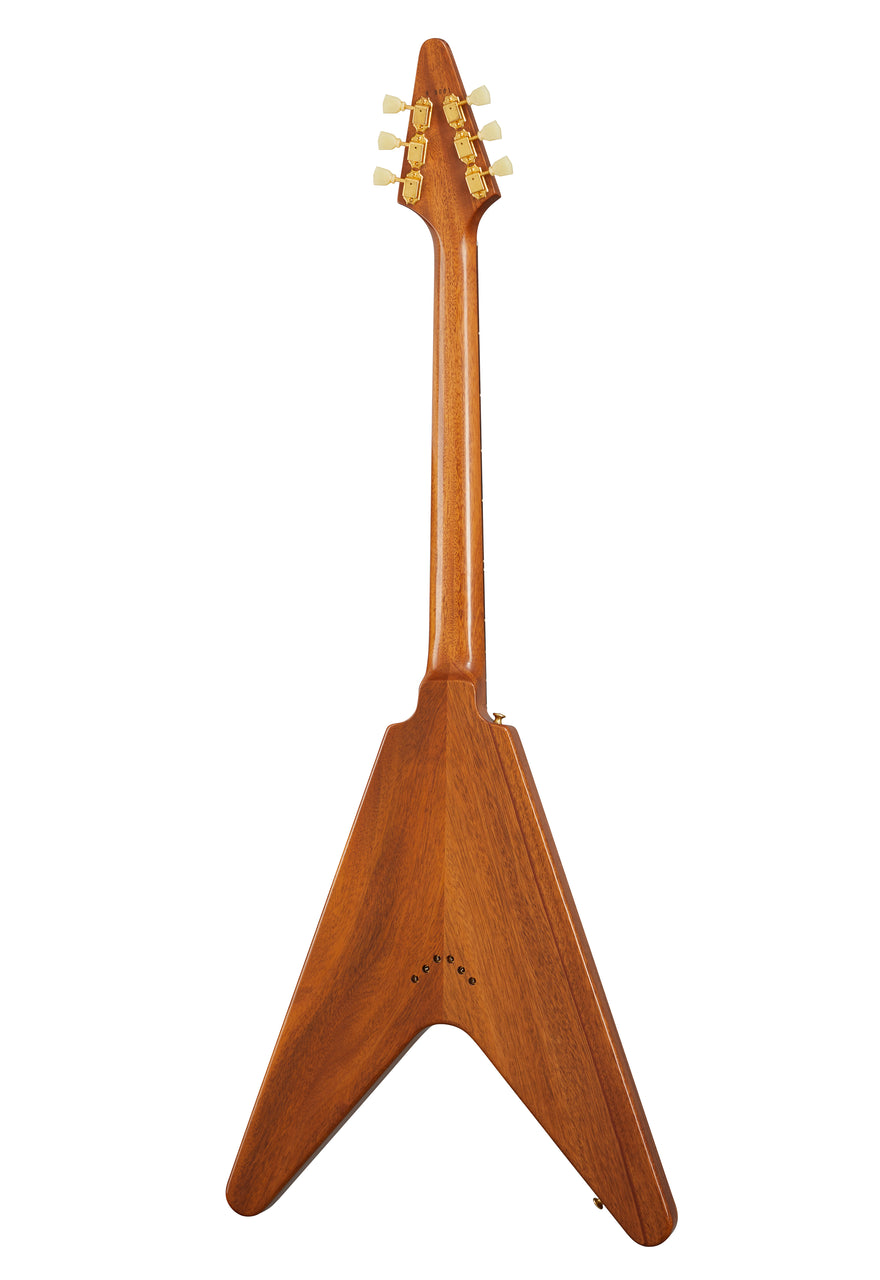Gibson Custom 1958 Mahogany Flying V Reissue VOS, Walnut Electric Guitar Gibson Custom