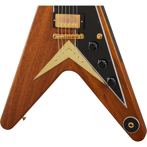 Gibson Custom 1958 Mahogany Flying V Reissue VOS, Walnut Electric Guitar Gibson Custom