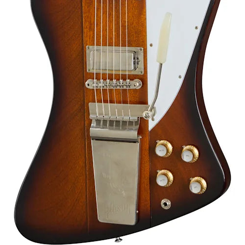 Gibson Custom 1963 Firebird V Reissue, VOS, Vintage Sunburst Electric Guitar Gibson Custom