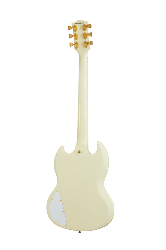 Gibson Custom Jimi Hendrix 1967 SG Custom, Aged Polaris White Electric Guitar Gibson Custom