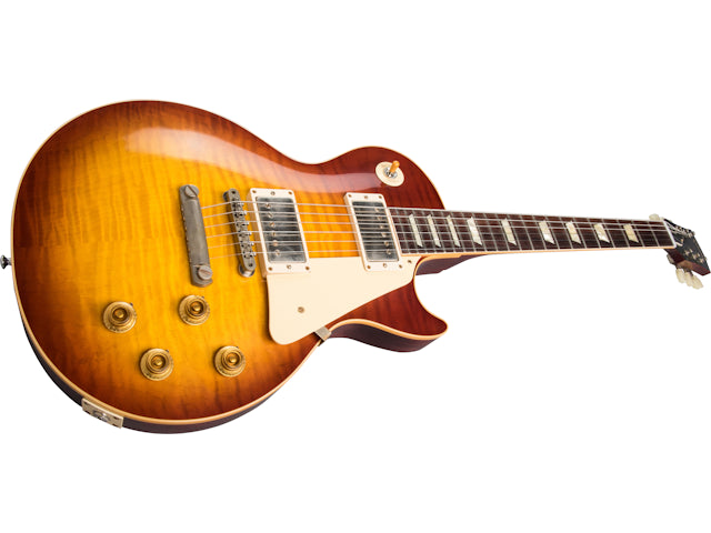 Gibson Custom 60th Anniversary 1959 Les Paul Standard, Cherry Teaburst (Brown/Pink Lifton Reissue 5-Latch Case Included) Electric Guitar Gibson Custom