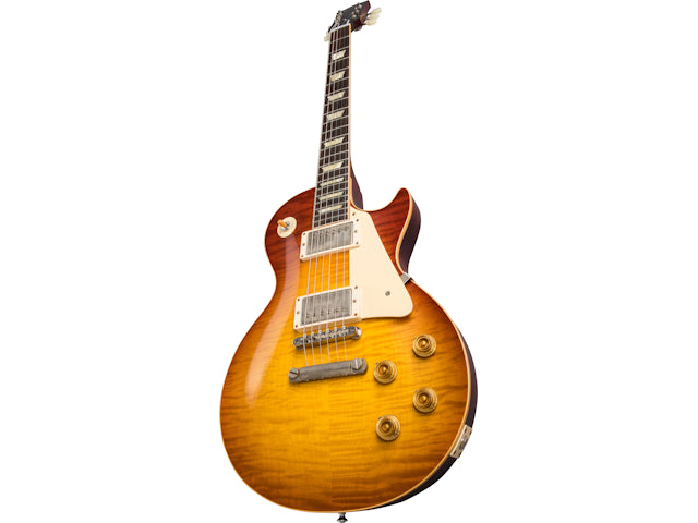 Gibson Custom 60th Anniversary 1959 Les Paul Standard, Orange Sunset Fade (Brown/Pink Lifton Reissue 5-Latch Case Included) Electric Guitar Gibson Custom