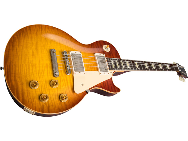 Gibson Custom 60th Anniversary 1959 Les Paul Standard, Orange Sunset Fade (Brown/Pink Lifton Reissue 5-Latch Case Included) Electric Guitar Gibson Custom