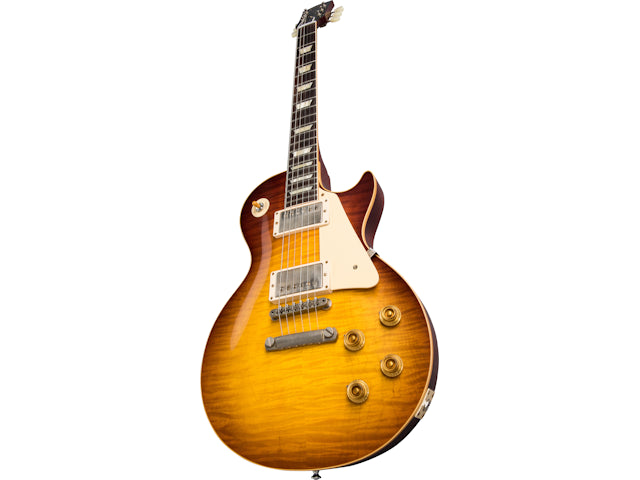 Gibson Custom 60th Anniversary 1959 Les Paul Standard, Slow Iced Tea Fade (Brown/Pink Lifton Reissue 5-Latch Case Included) Electric Guitar Gibson Custom