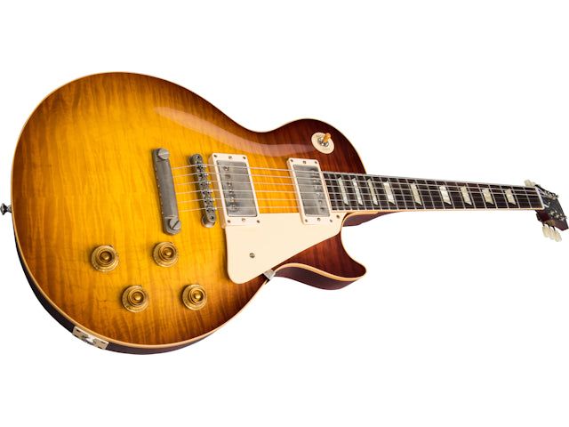 Gibson Custom 60th Anniversary 1959 Les Paul Standard, Slow Iced Tea Fade (Brown/Pink Lifton Reissue 5-Latch Case Included) Electric Guitar Gibson Custom