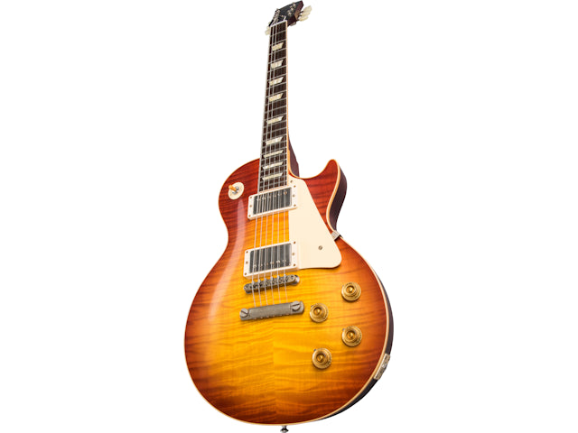 Gibson Custom 60th Anniversary 1959 Les Paul Standard, Sunrise Teaburst (Brown/Pink Lifton Reissue 5-Latch Case Included) Electric Guitar Gibson Custom