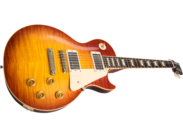 Gibson Custom 60th Anniversary 1959 Les Paul Standard, Sunrise Teaburst (Brown/Pink Lifton Reissue 5-Latch Case Included) Electric Guitar Gibson Custom
