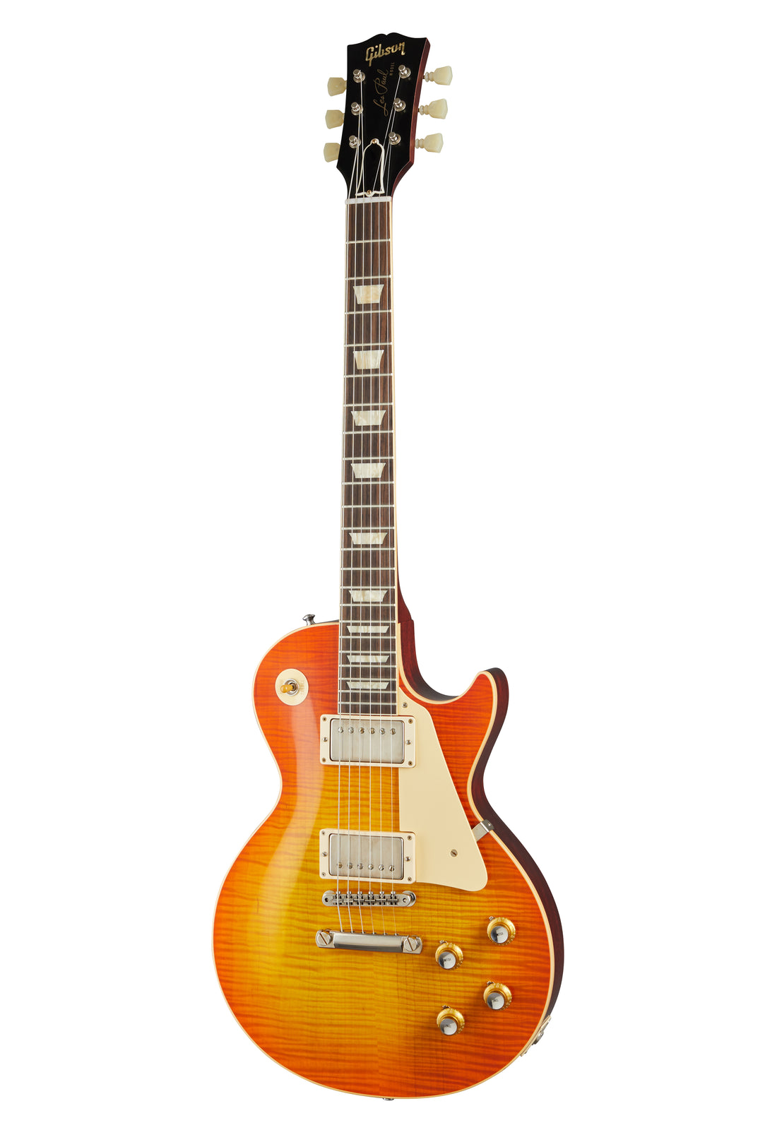 Gibson Custom 60th Anniversary 1960 Les Paul Standard V2 VOS, Orange Lemon Fade, V2 Orange Lemon Fade Electric Guitar Gibson Custom