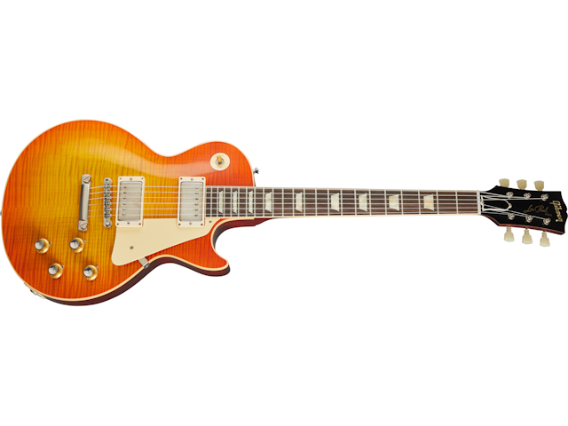 Gibson Custom 60th Anniversary 1960 Les Paul Standard V2 VOS, Orange Lemon Fade, V2 Orange Lemon Fade Electric Guitar Gibson Custom