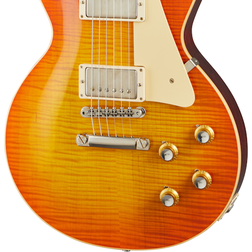 Gibson Custom 60th Anniversary 1960 Les Paul Standard V2 VOS, Orange Lemon Fade, V2 Orange Lemon Fade Electric Guitar Gibson Custom