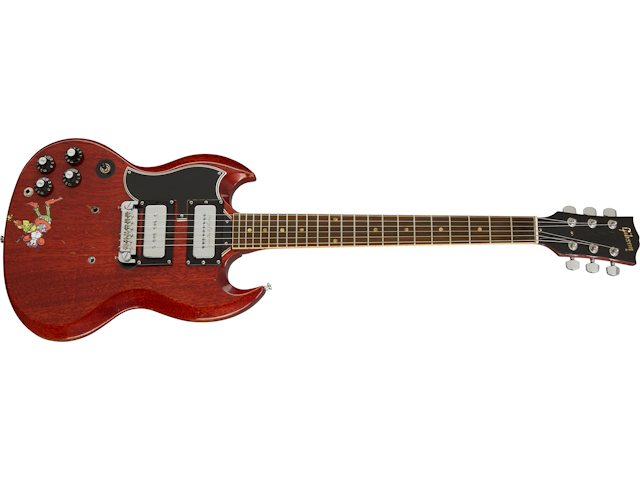 Gibson Custom Tony Iommi "Monkey" 1964 SG Special Replica, Left-Handed Aged / Signed, Left-Handed Aged/Signed Electric Guitar Gibson Custom