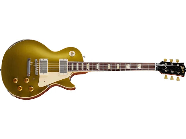 Gibson Custom 1957 Les Paul Goldtop Reissue, Ultra Heavy Aged, Double Gold Electric Guitar Gibson Custom