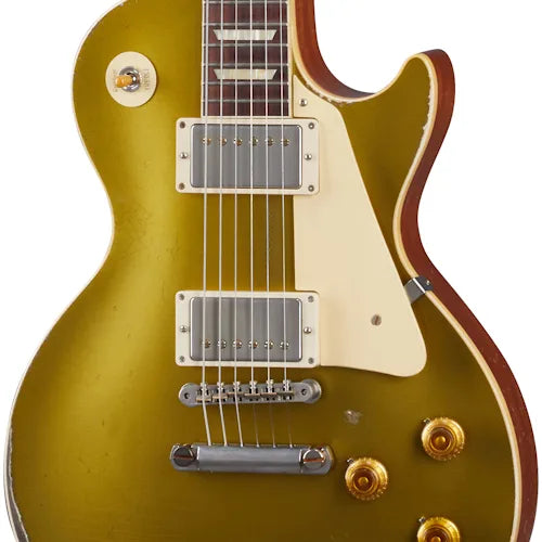 Gibson Custom 1957 Les Paul Goldtop Reissue, Ultra Heavy Aged, Double Gold Electric Guitar Gibson Custom
